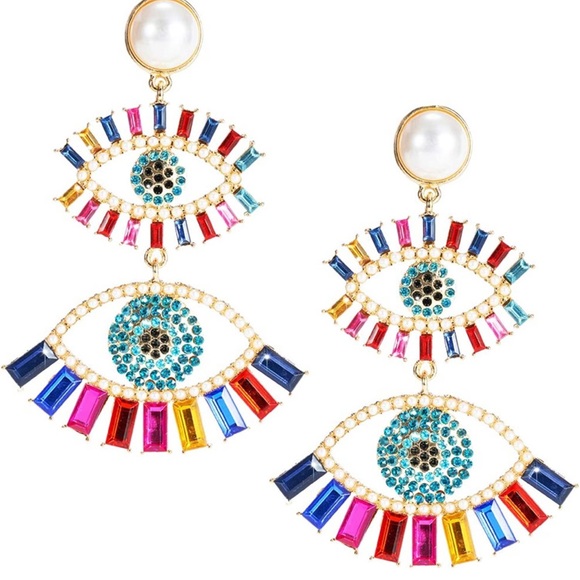 Accessories - Evil eye earrings